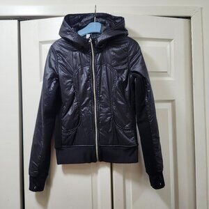 lululemon athletica light hooded jacket, hoodie, size 6